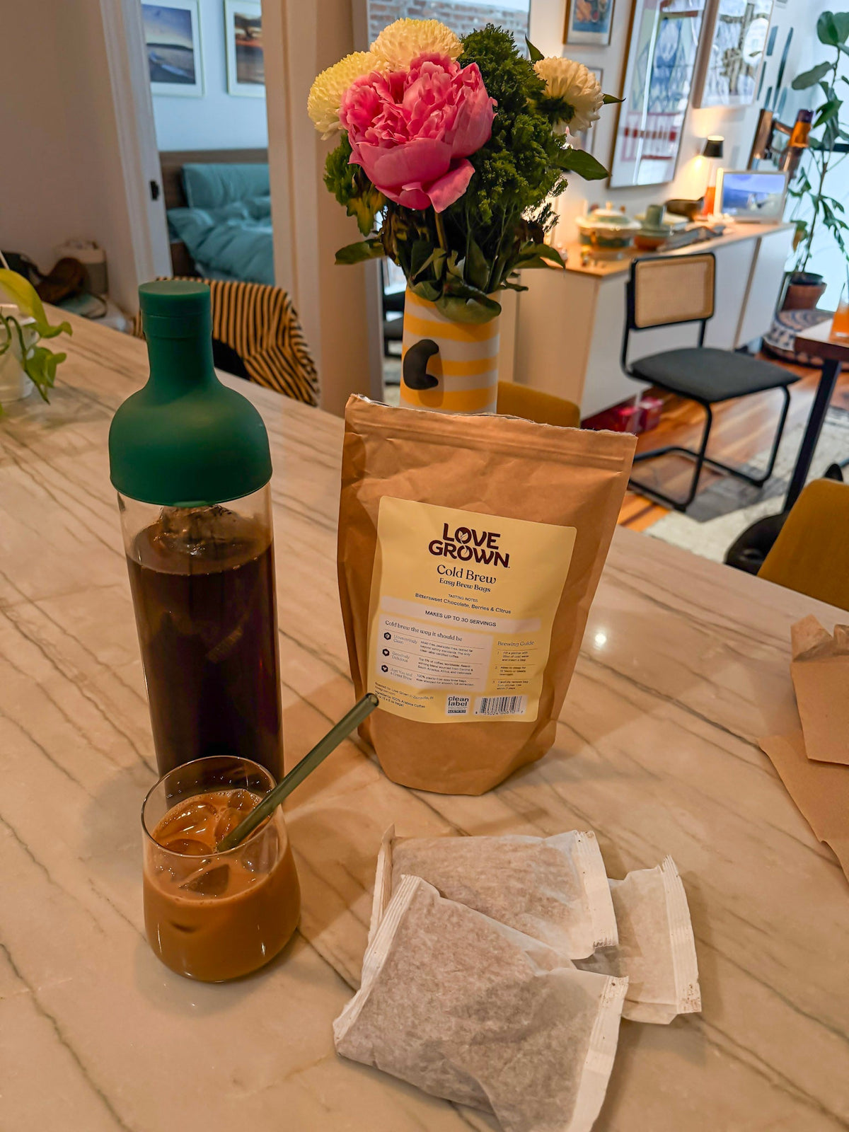 Love Grown Cold Brew Easy Brew Bags