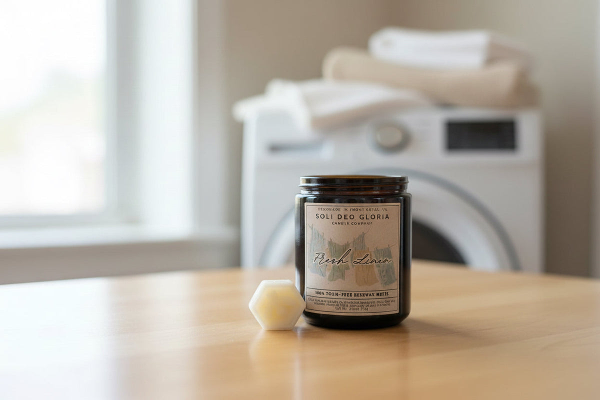 Soli Deo Gloria Candle Company Beeswax Wax Melts | Natural Essential Oil Wax Melts