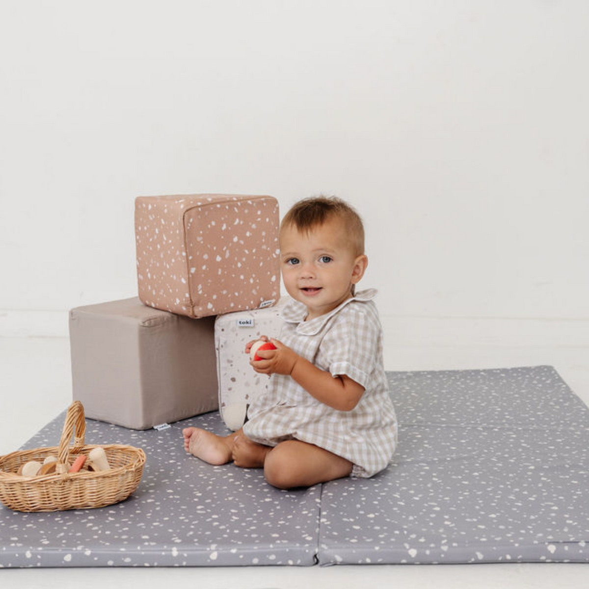 Toki Kids Terrazzo Clay Play Cube