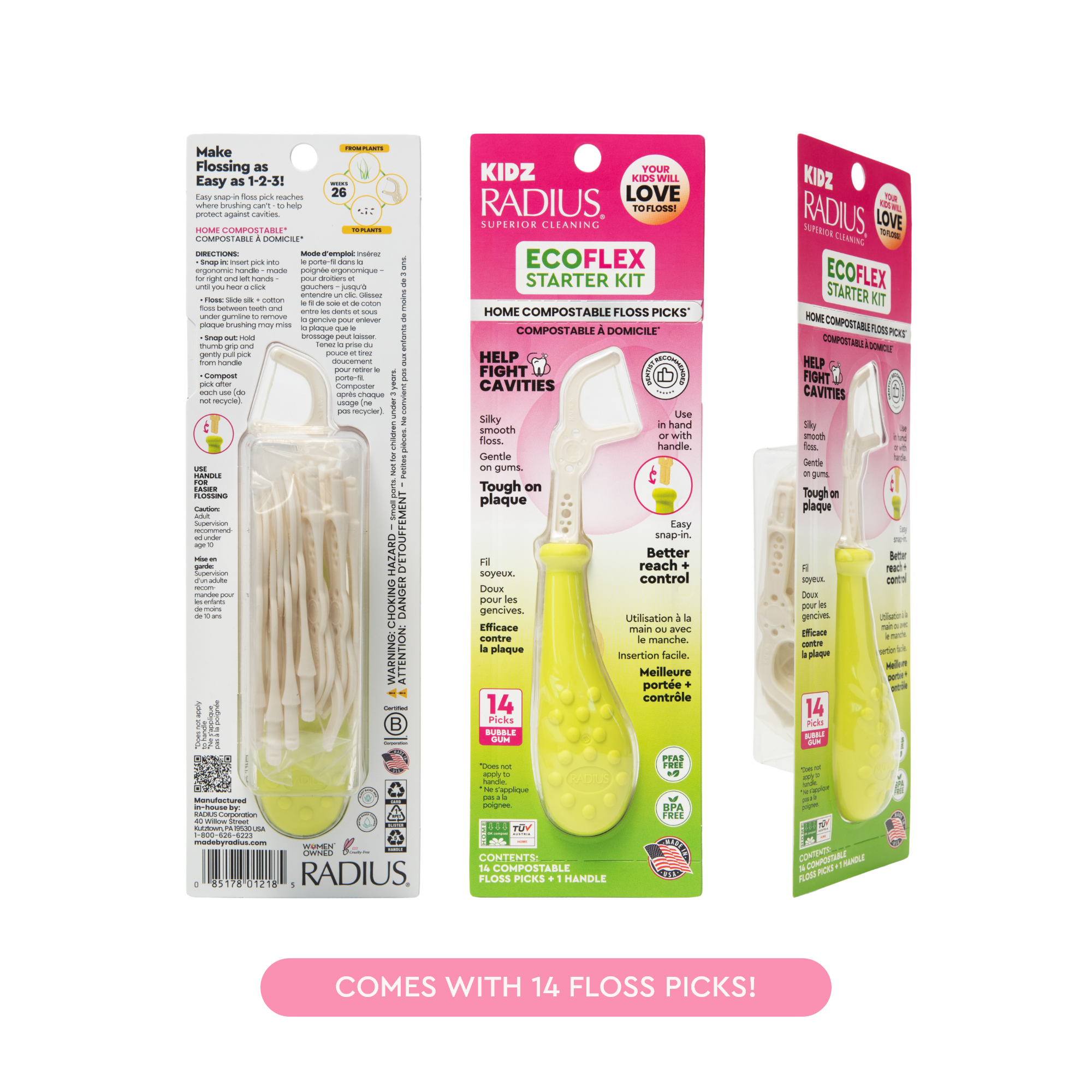 Radius EcoFlex Floss Pick