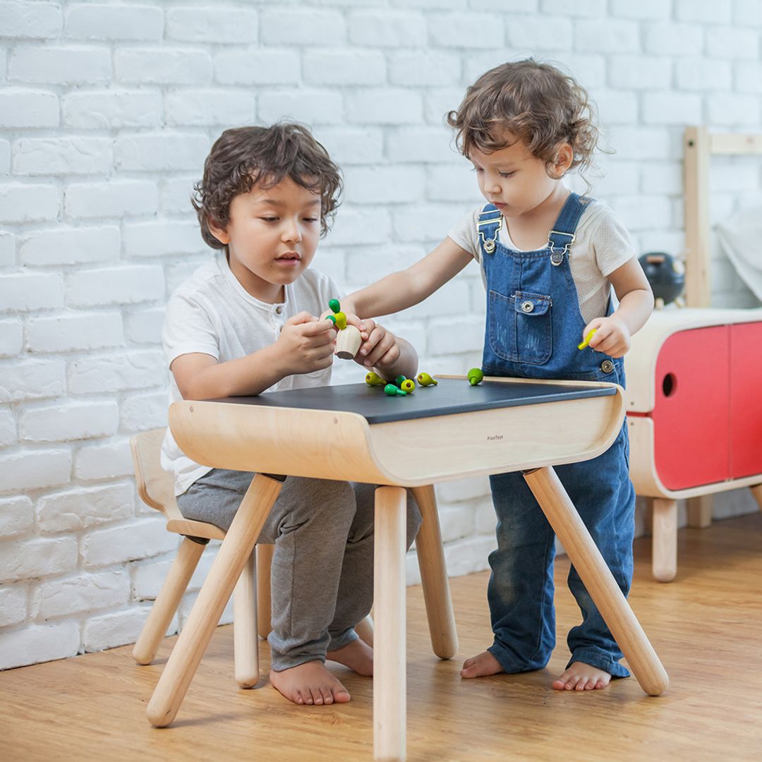 PlanToys Table & Chair - Black