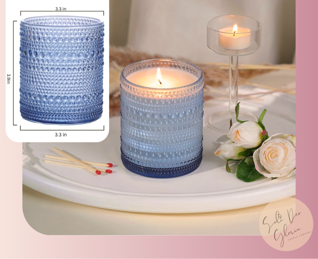 Soli Deo Gloria Candle Company Bright Citrus | Natural Beeswax Candle with Organic Essential Oils
