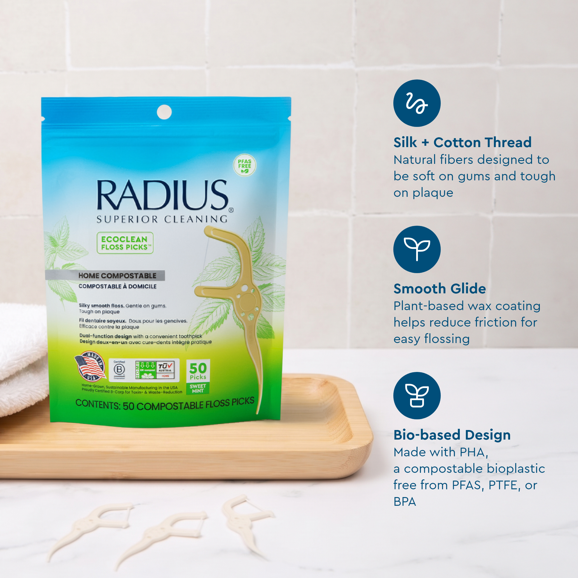 Radius EcoClean Floss Pick
