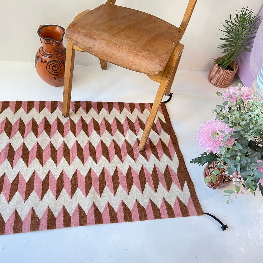 Archive New York Teo Rug in Umber/Pink
