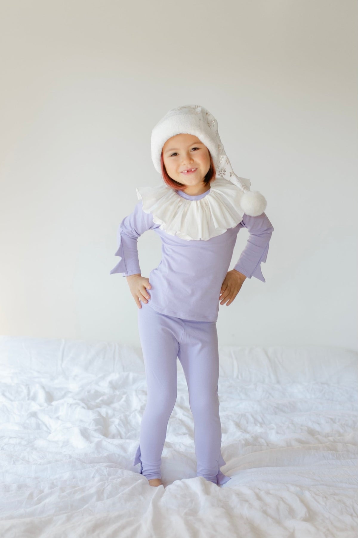 Band of the Wild Pastel Purple Holiday Elf Pajama Costume