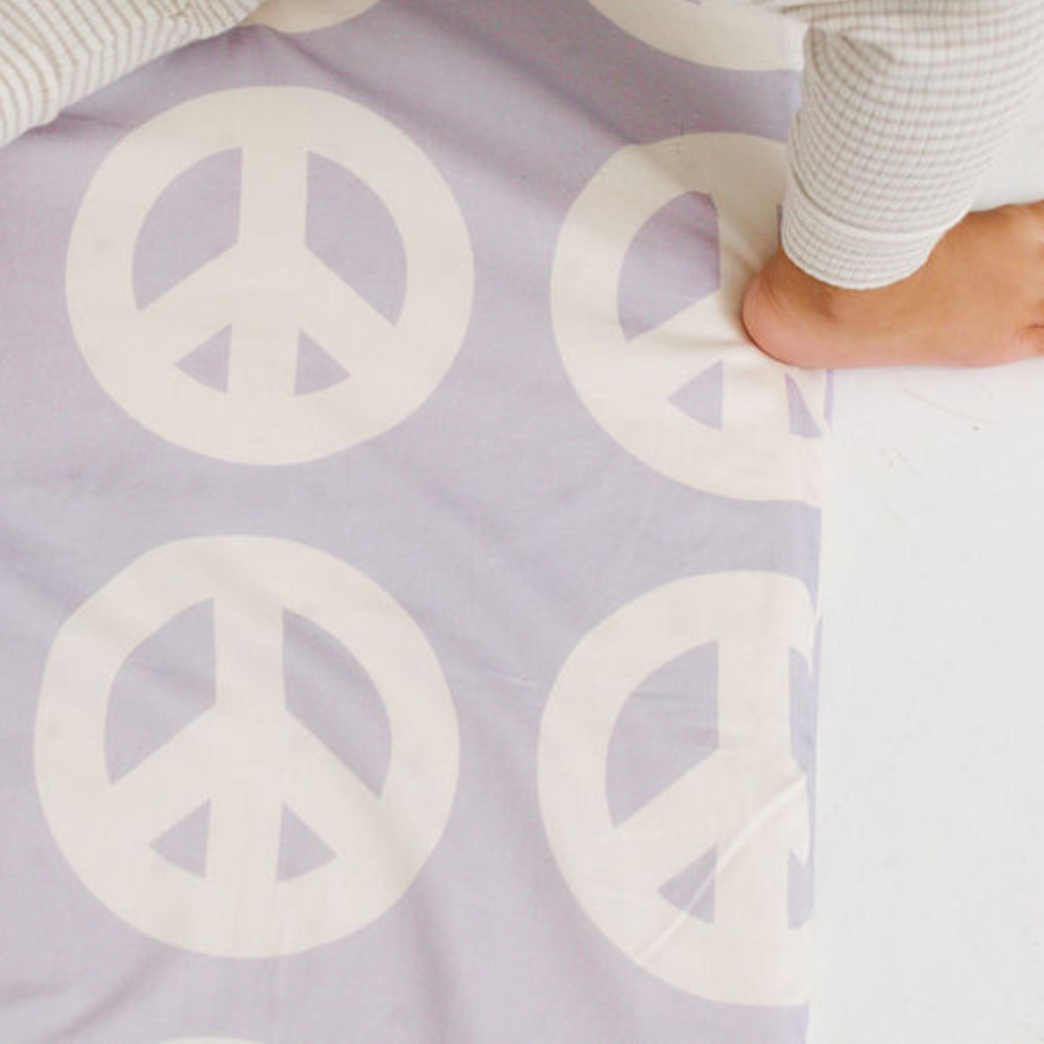 Toki Mats Peace Sign Organic Cotton Mat
