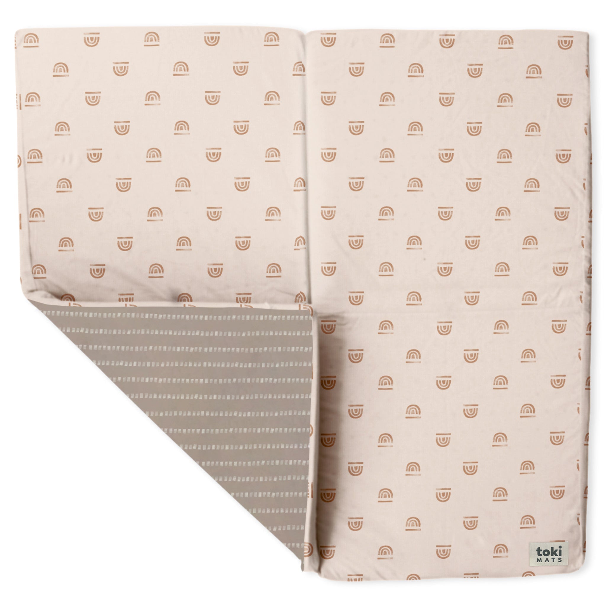 Toki Mats Rainbow Peach Organic Cotton Mat