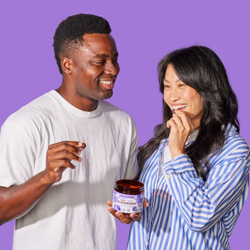 Llama Naturals Organic Adult Vitamins - Elderberry Immunity Gummies