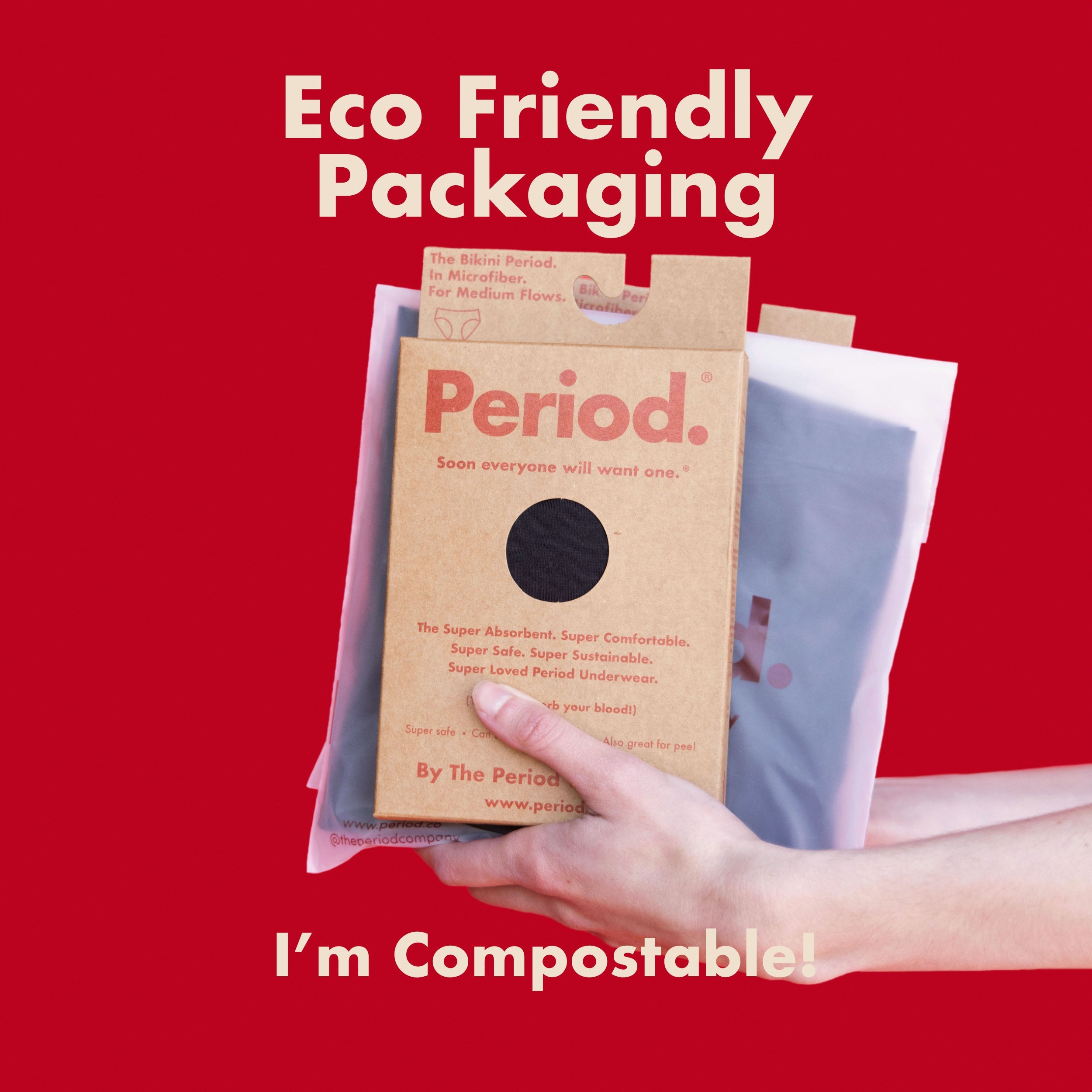 The Period Company The Adaptive Period. in Microfiber For Heavy Flows