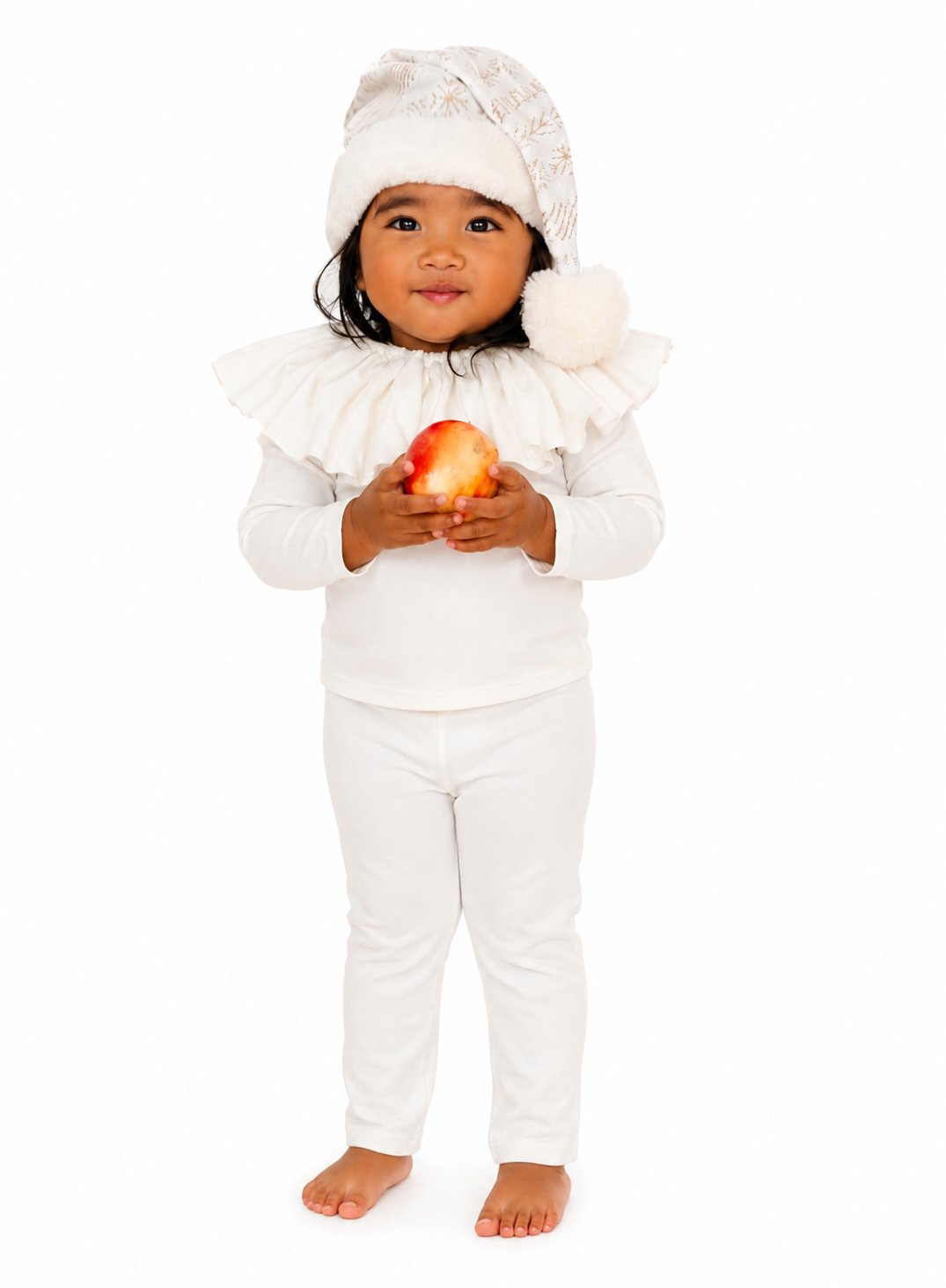 Band of the Wild White Holiday Elf Pajama Costume