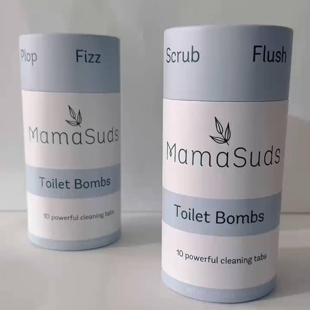 MamaSuds Toilet Bomb Cleaning Tabs | Non-toxic Toilet Cleaner