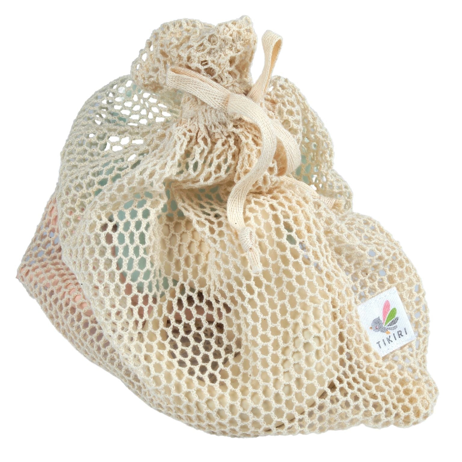 Tikiri Toys Marshmallow Soft Organic Natural Rubber Rattles, Bath Toys & Teethers