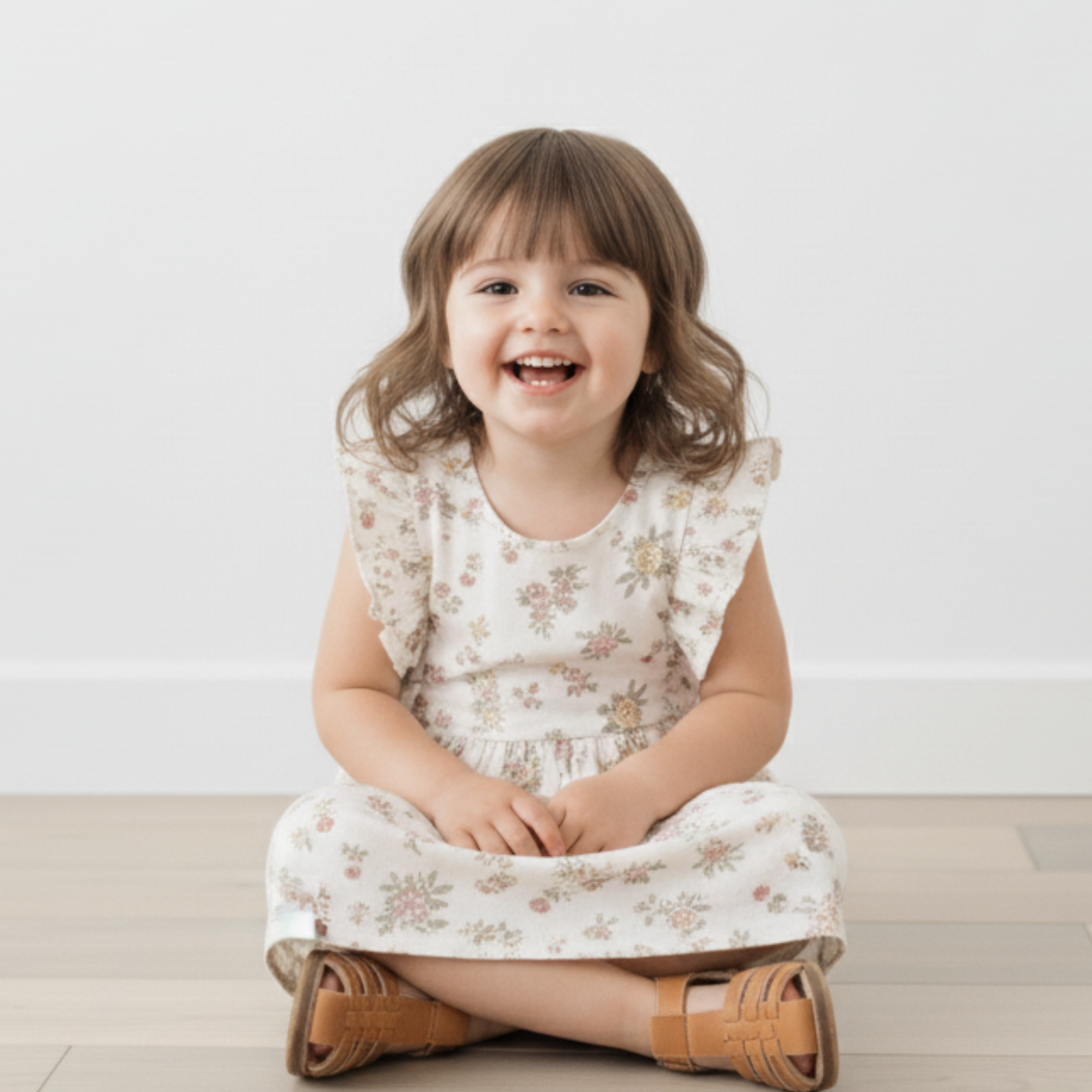 Makemake Organics - Organic Flutter Dress - Meadow