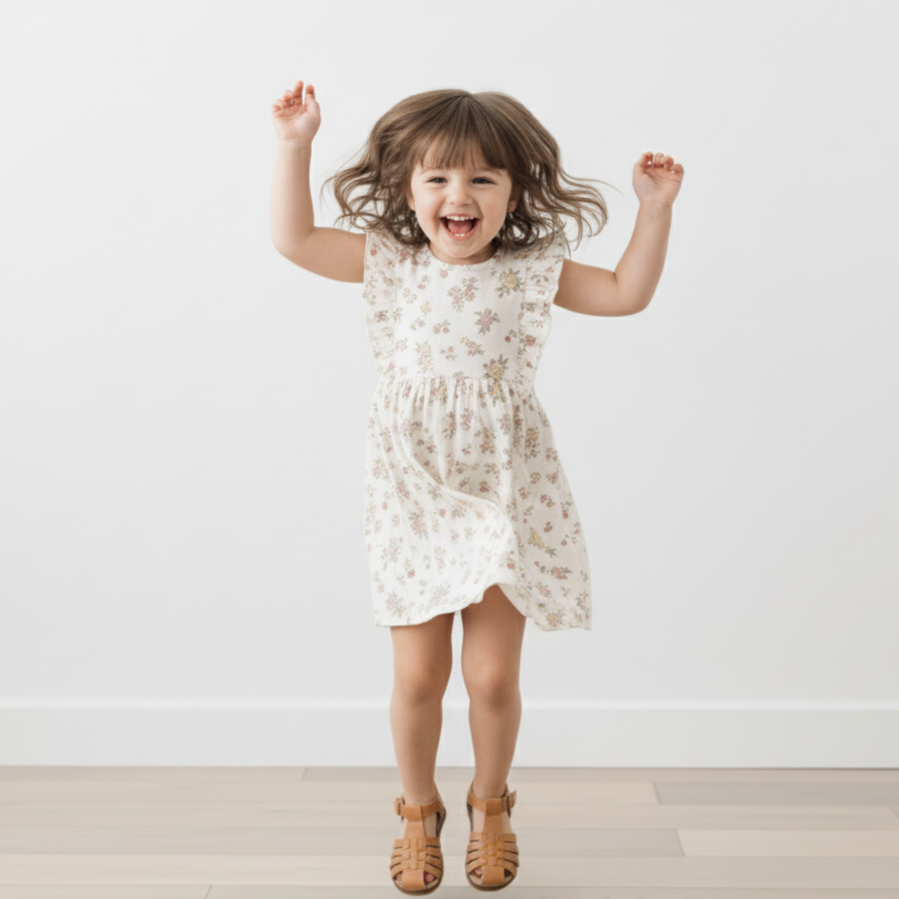 Makemake Organics - Organic Flutter Dress - Meadow