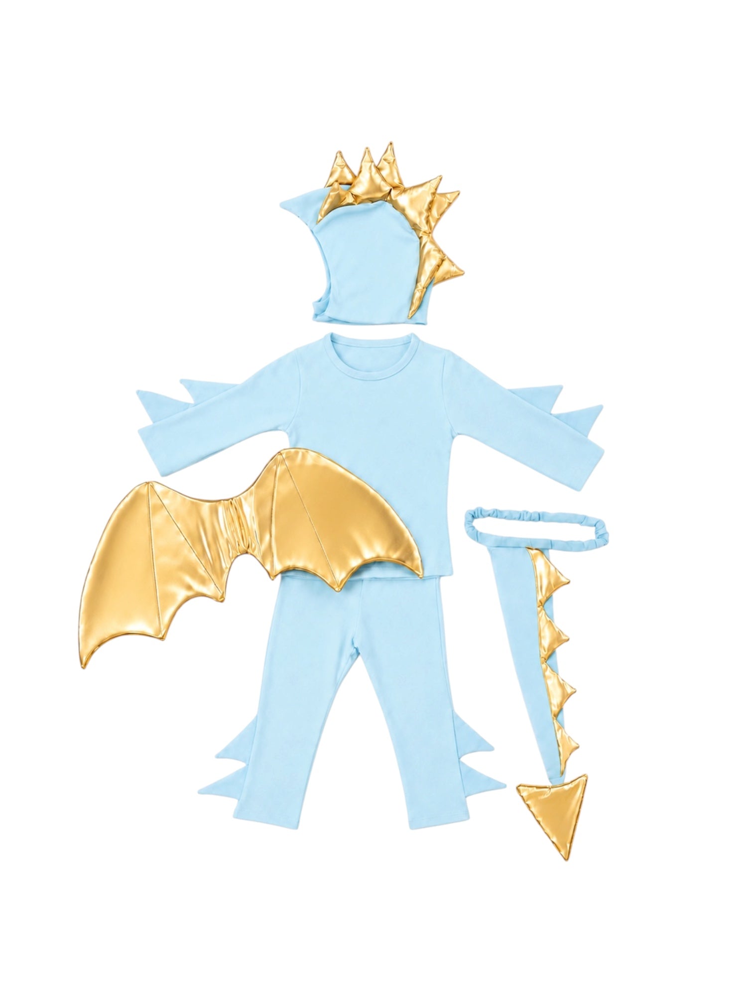 Band of the Wild Sky Blue Dragon Costume