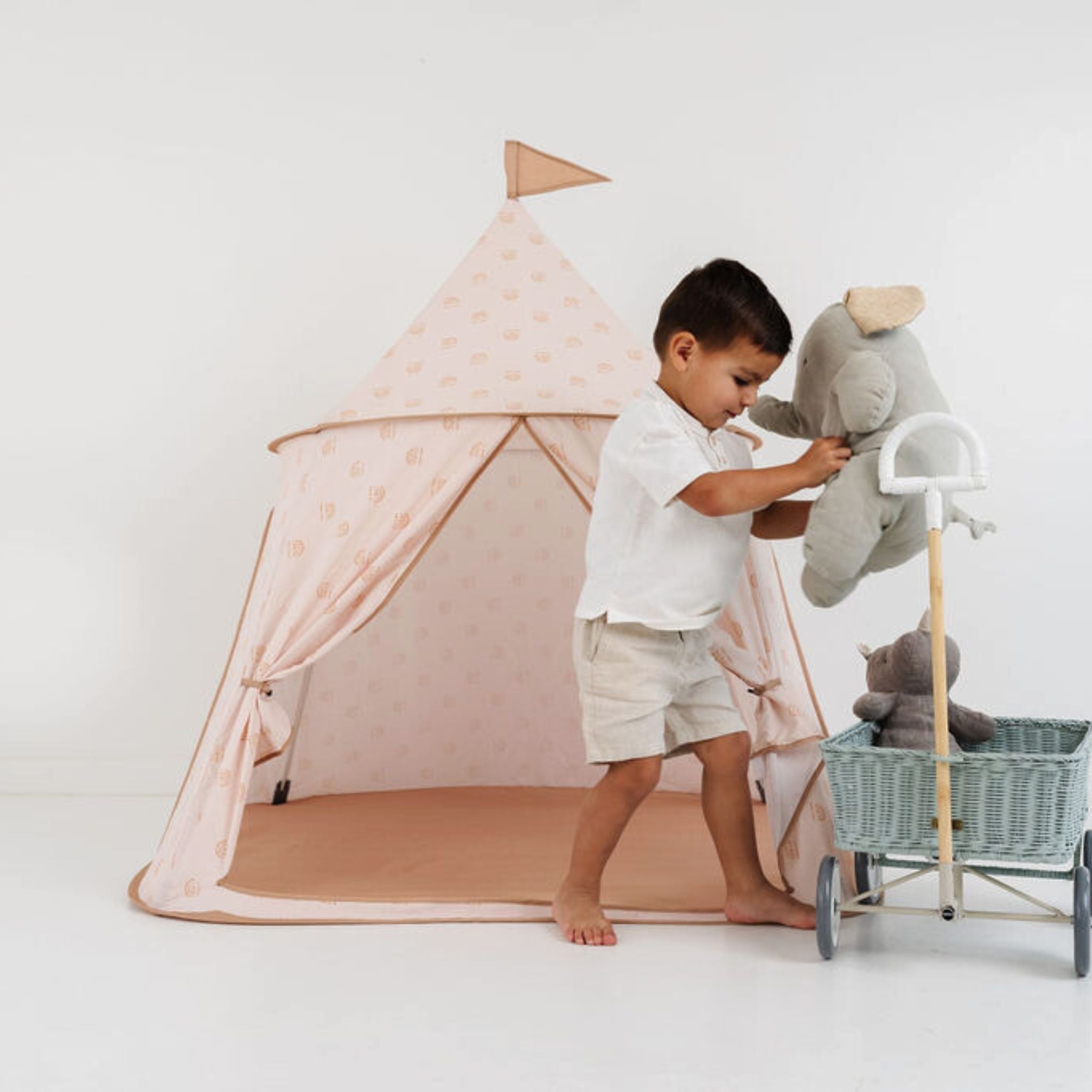 Toki Mats Rainbow Peach Play Tent
