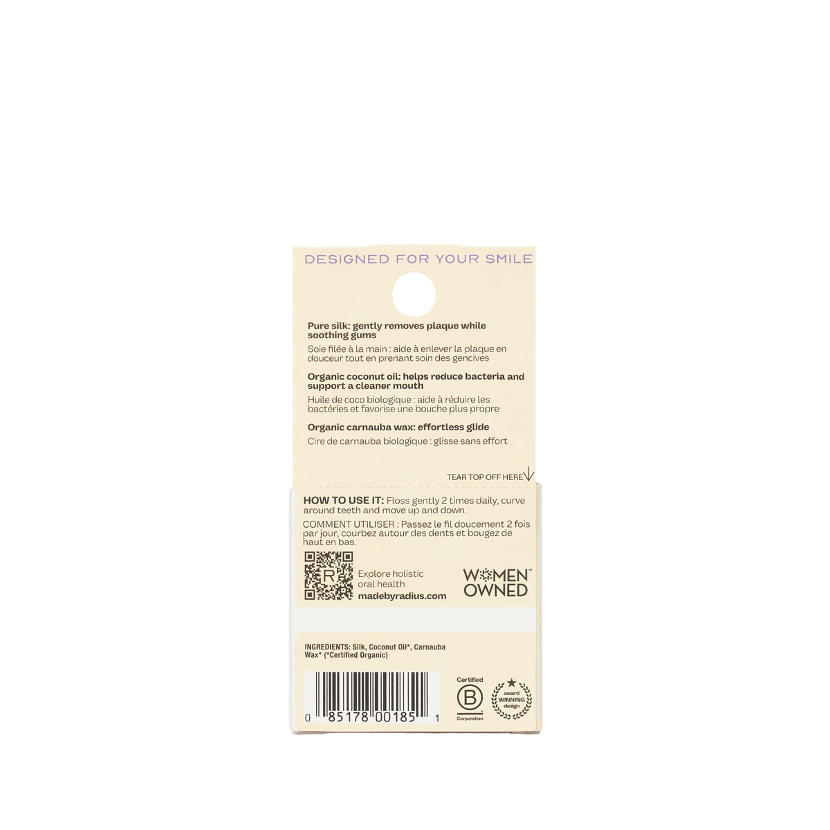 Radius Natural Biodegradable Silk Floss™