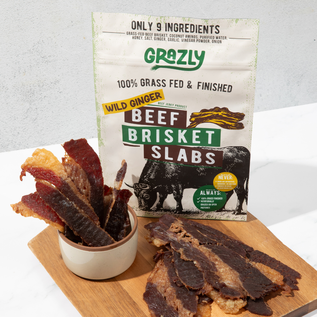 Grazly Wild Ginger Beef Brisket Slabs