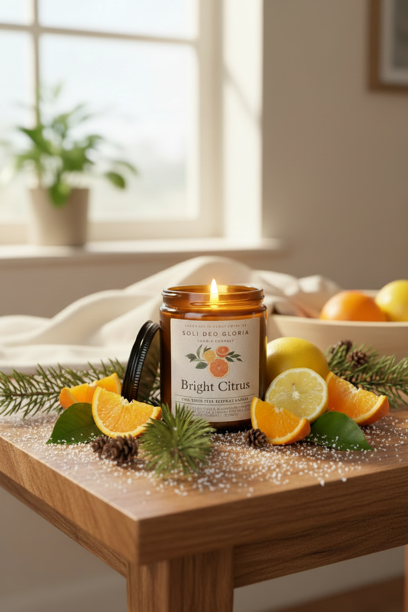Soli Deo Gloria Candle Company Winter Candle Bundle | 3 Pack