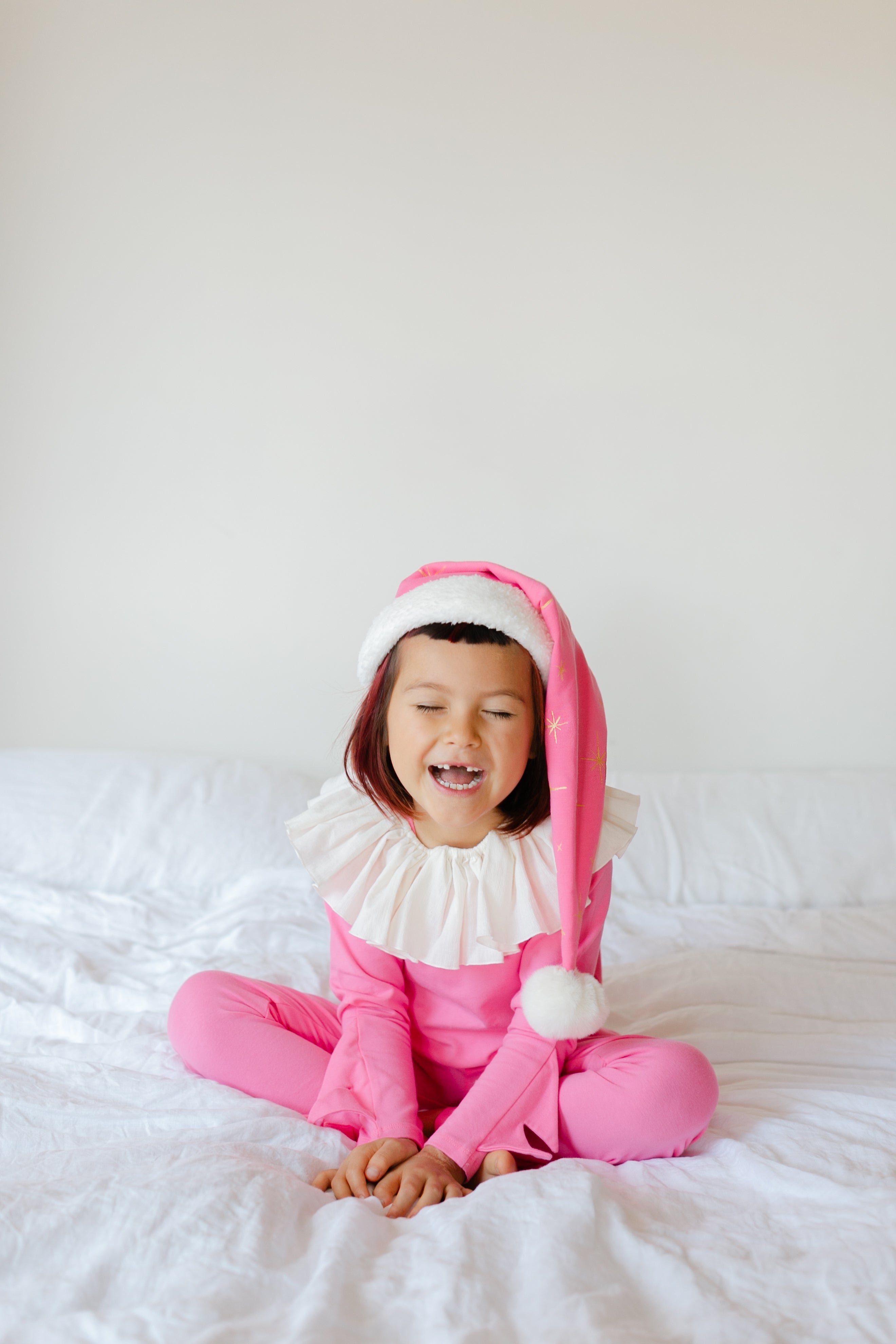 Band of the Wild Pink Holiday Elf Pajama Costume 10 years