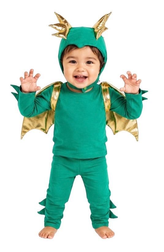 Band of the Wild Baby Green Dragon Costume