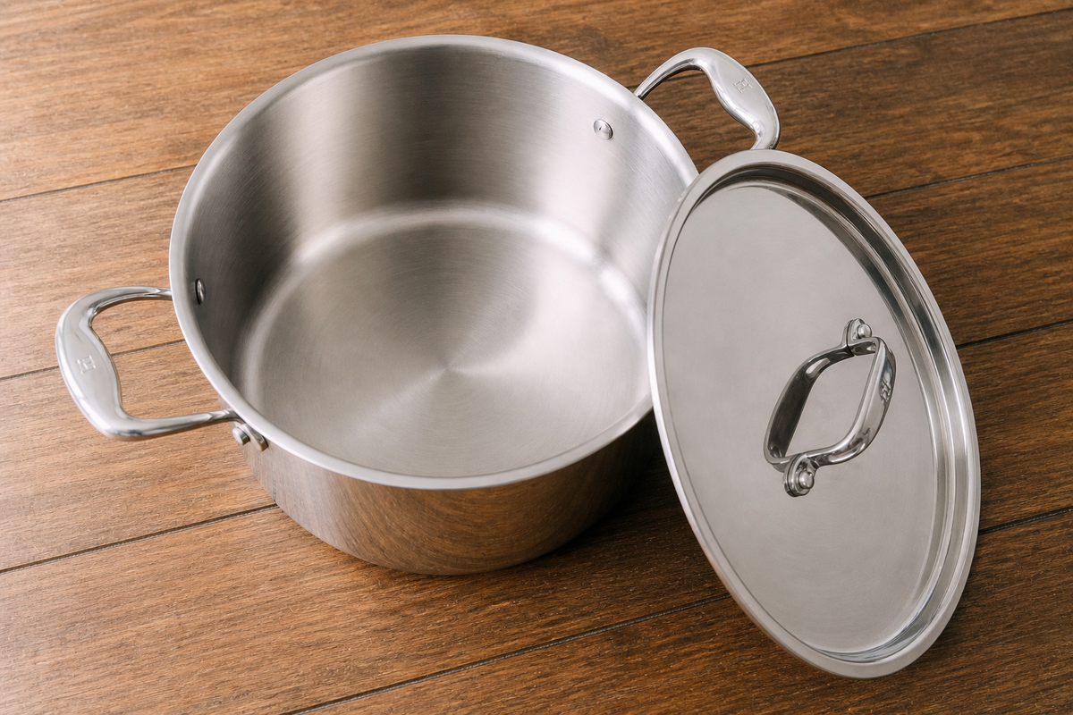 Heritage Steel Titanium Series 8 Quart Stock Pot with Lid
