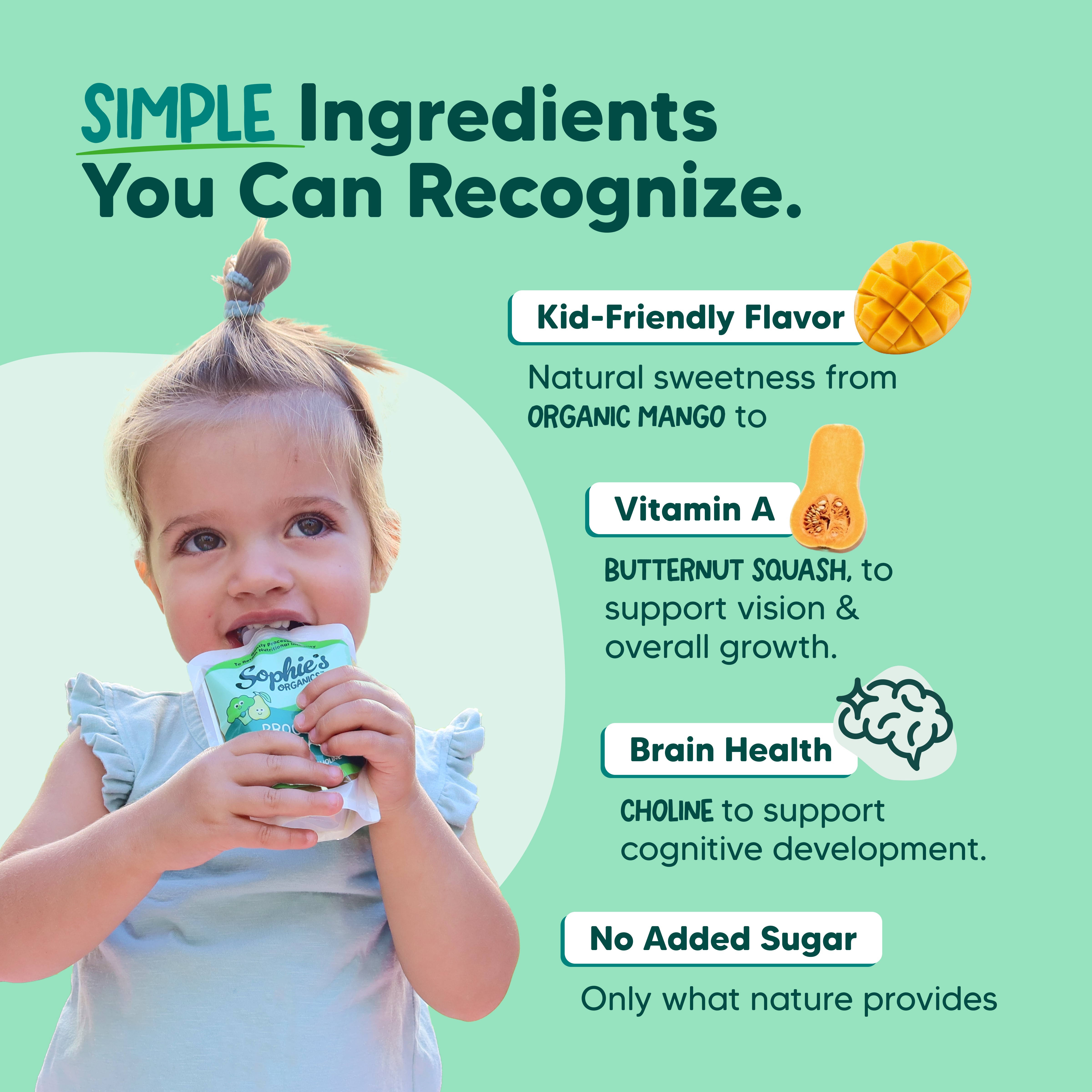 Sophie's Organics Mango To Tango Organic Pouches (6 pack)
