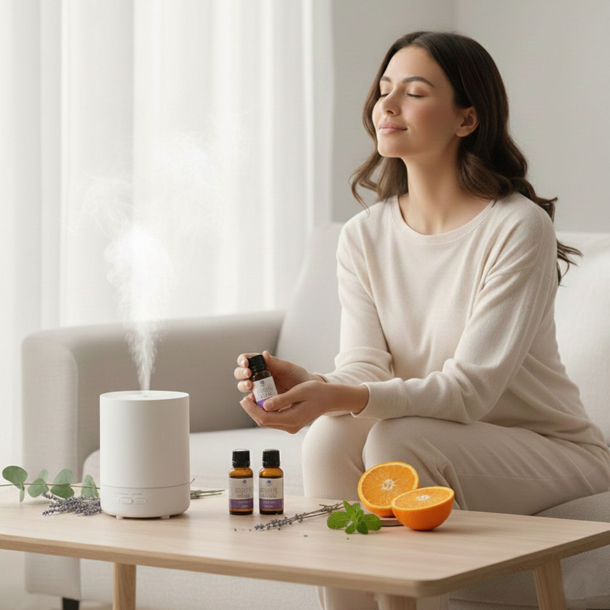 Pursonic 8 pack of 100% Pure Essential Aromatherapy Oils