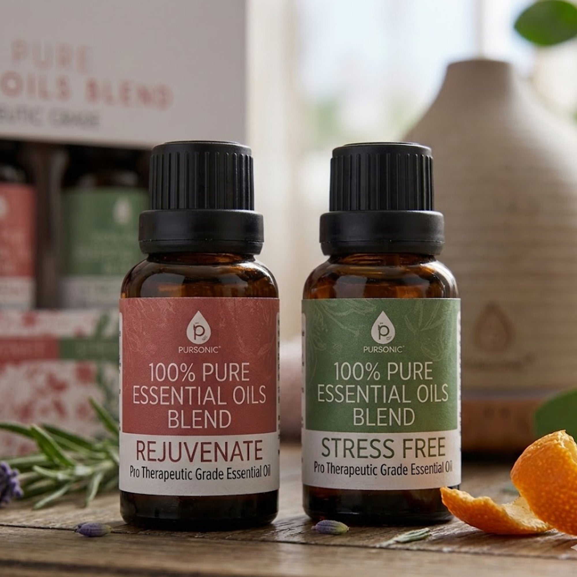 Pursonic 100% Pure Essential Oil Blends