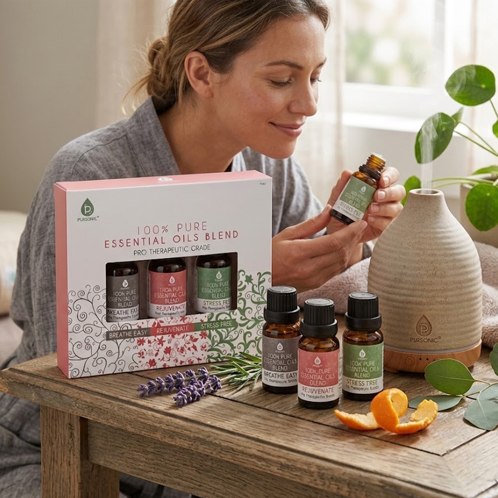 Pursonic 100% Pure Essential Oil Blends