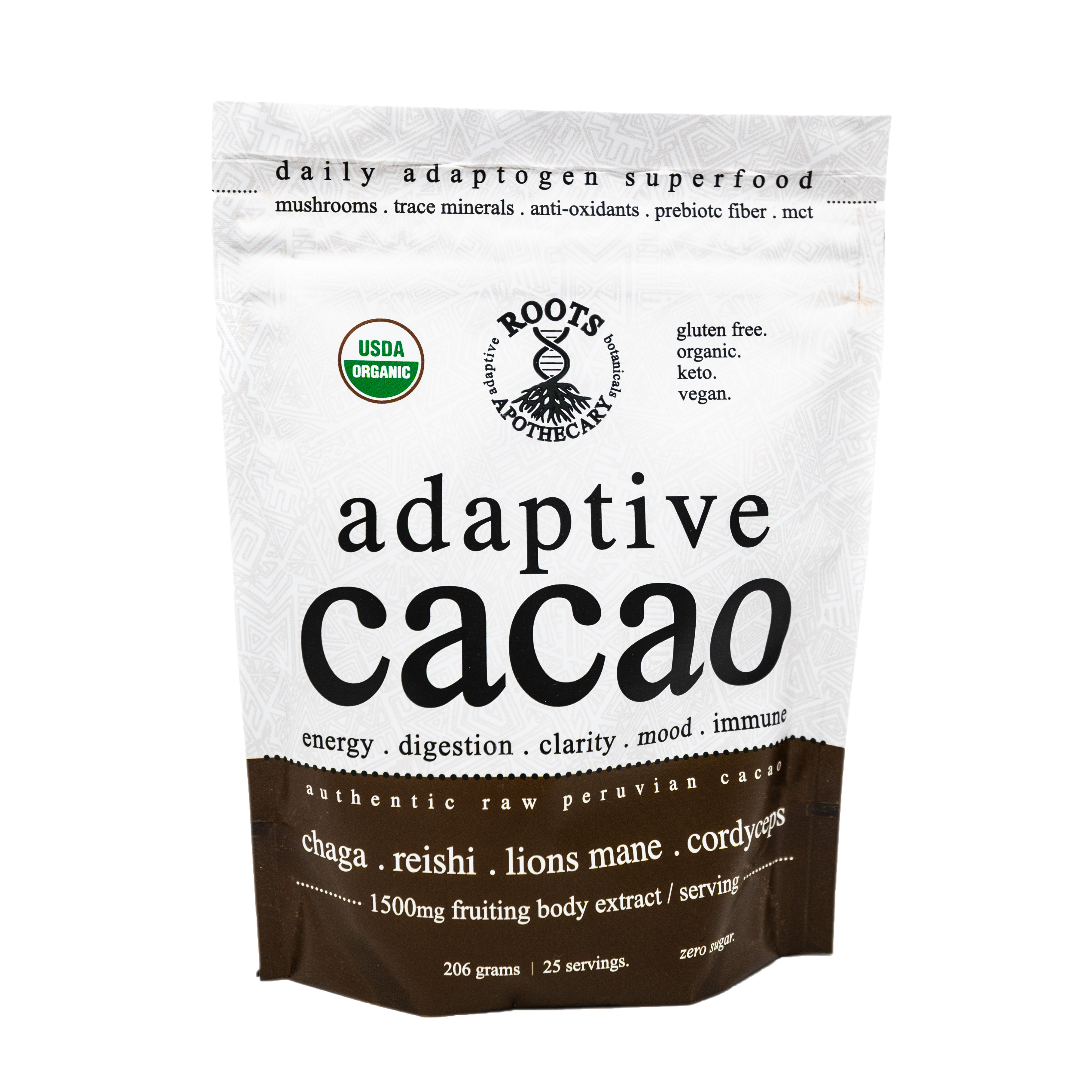 Roots Apothecary Adaptive Greens + Cacao Stack