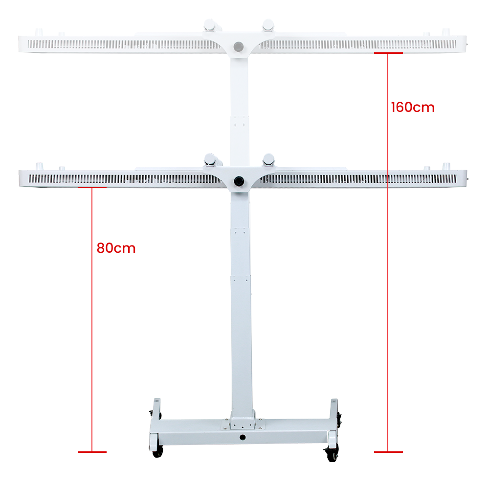 RDPro6000-FS7: Institutional-Grade Full-Body LED Light Therapy Panel with Motorized Stand