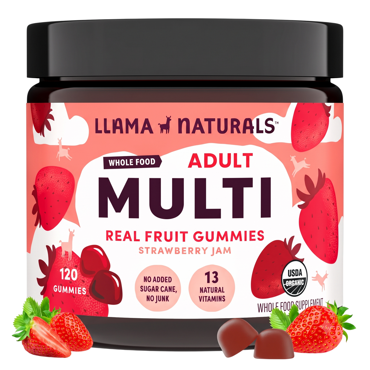 Llama Naturals Family Essentials Bundle - Adult + Kids Multi Gummies