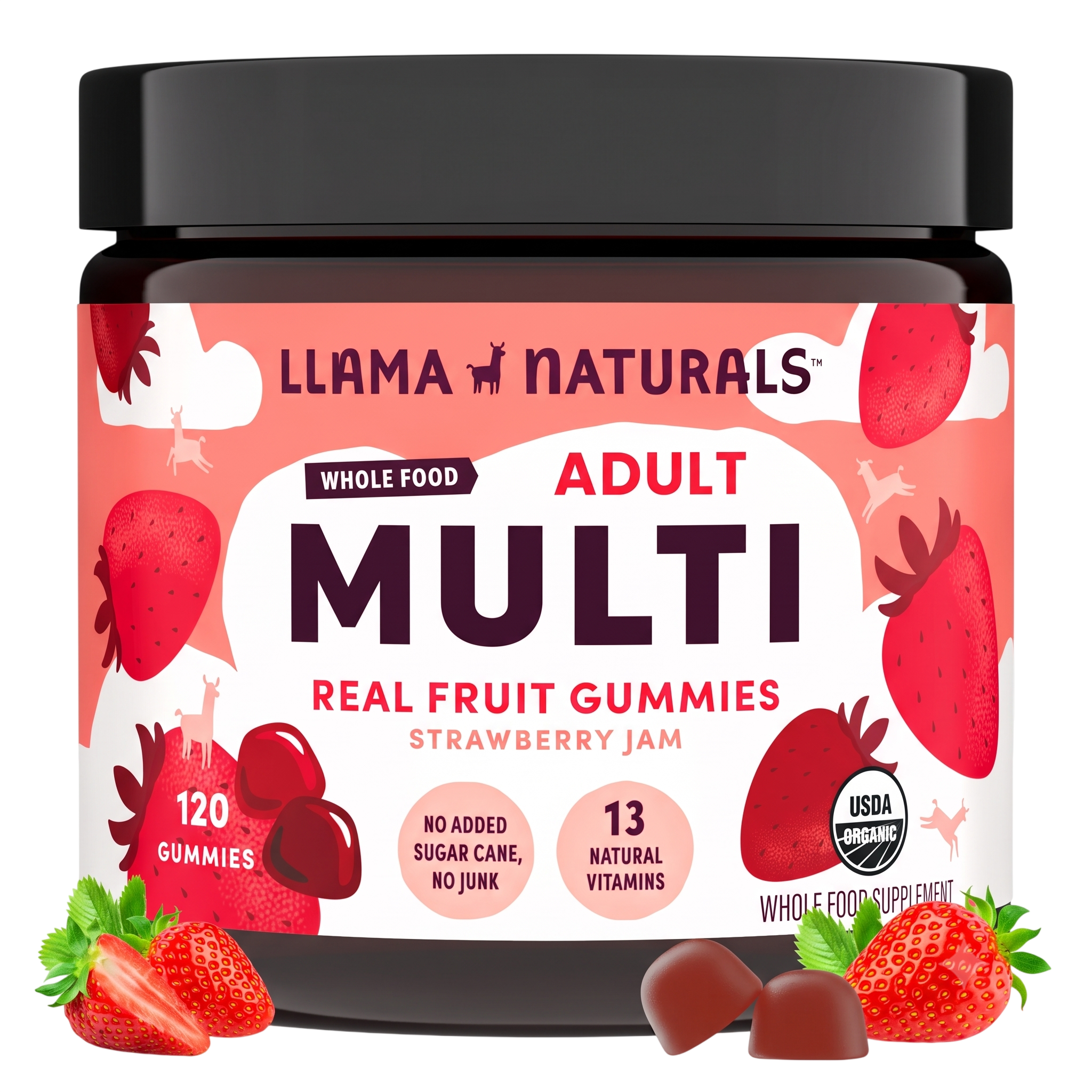 Llama Naturals Family Essentials Bundle - Adult + Kids Multi Gummies