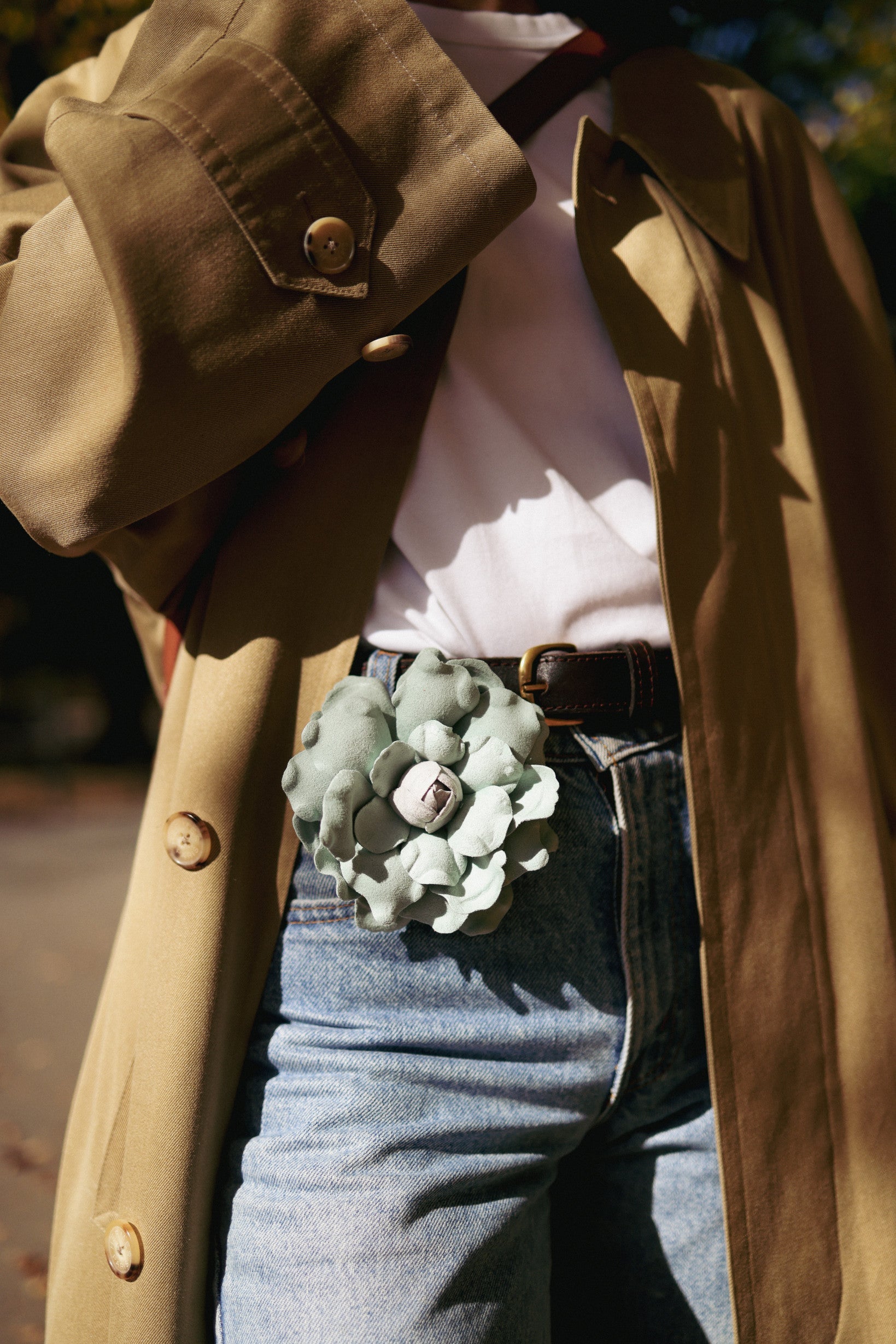 Allégorie Camelia Flower Brooch