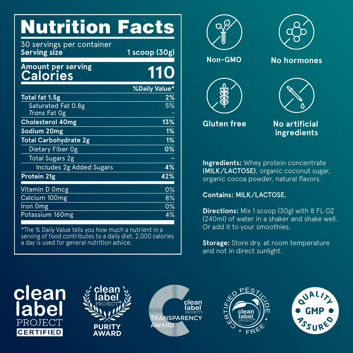 Puori PW1 - Whey Protein with Dark Chocolate
