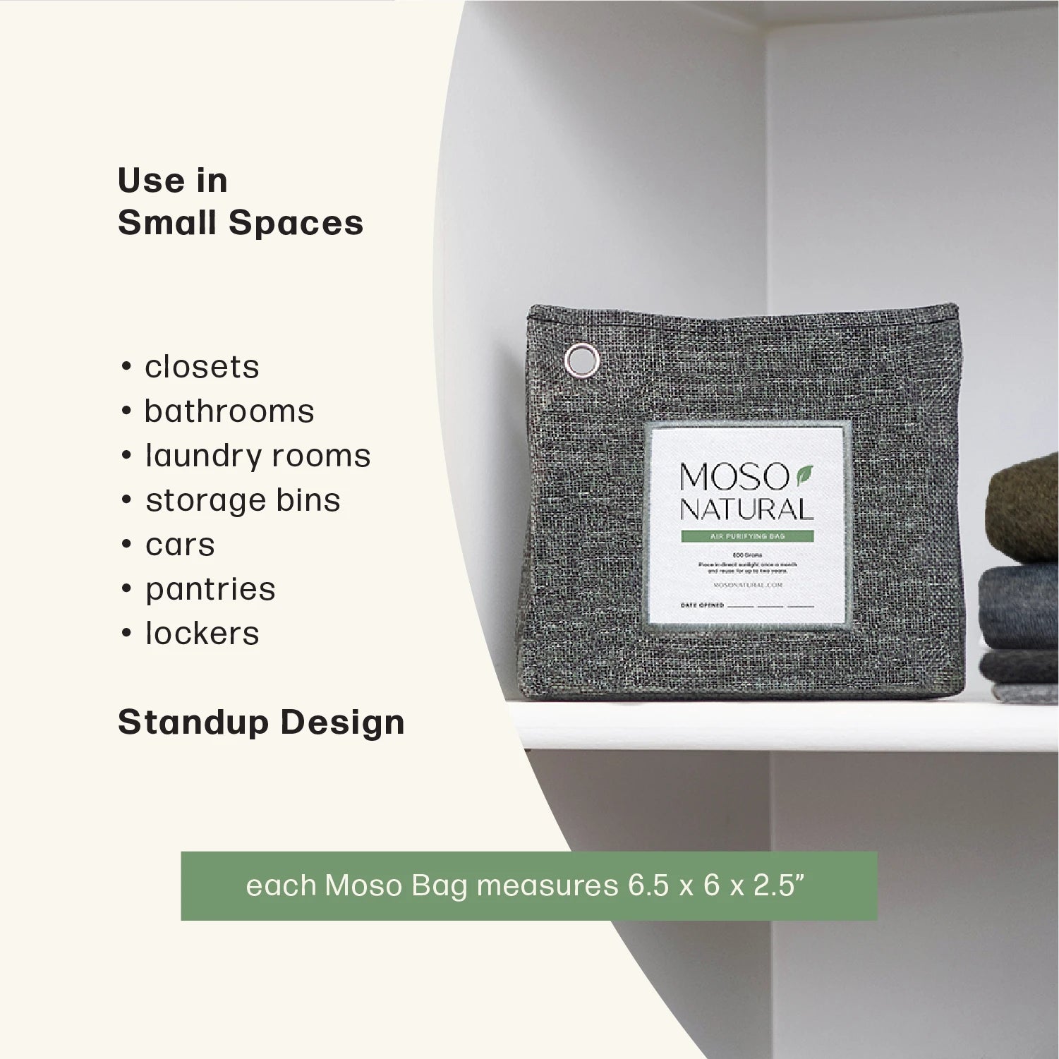 Moso Natural Non-Toxic Air Purifier Bag - 300 gram