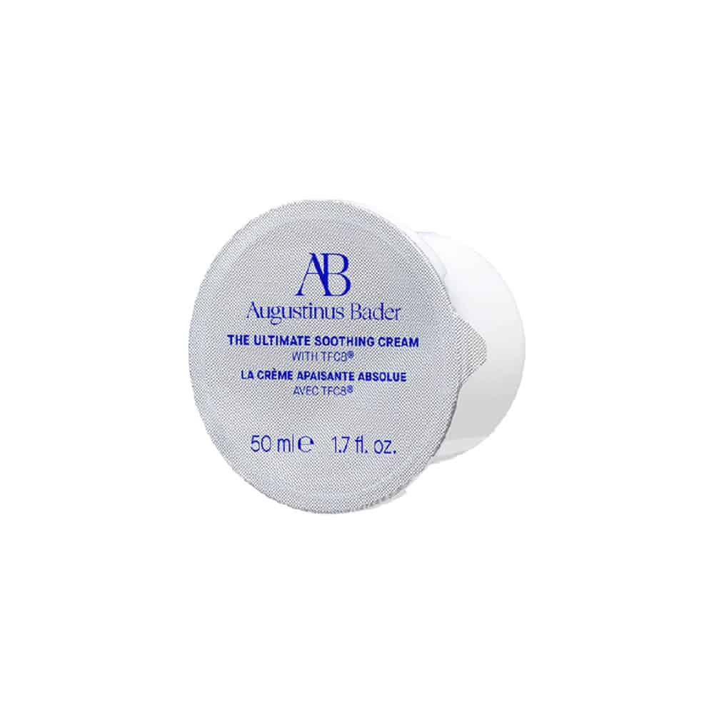Augustinus Bader cream container on a white background