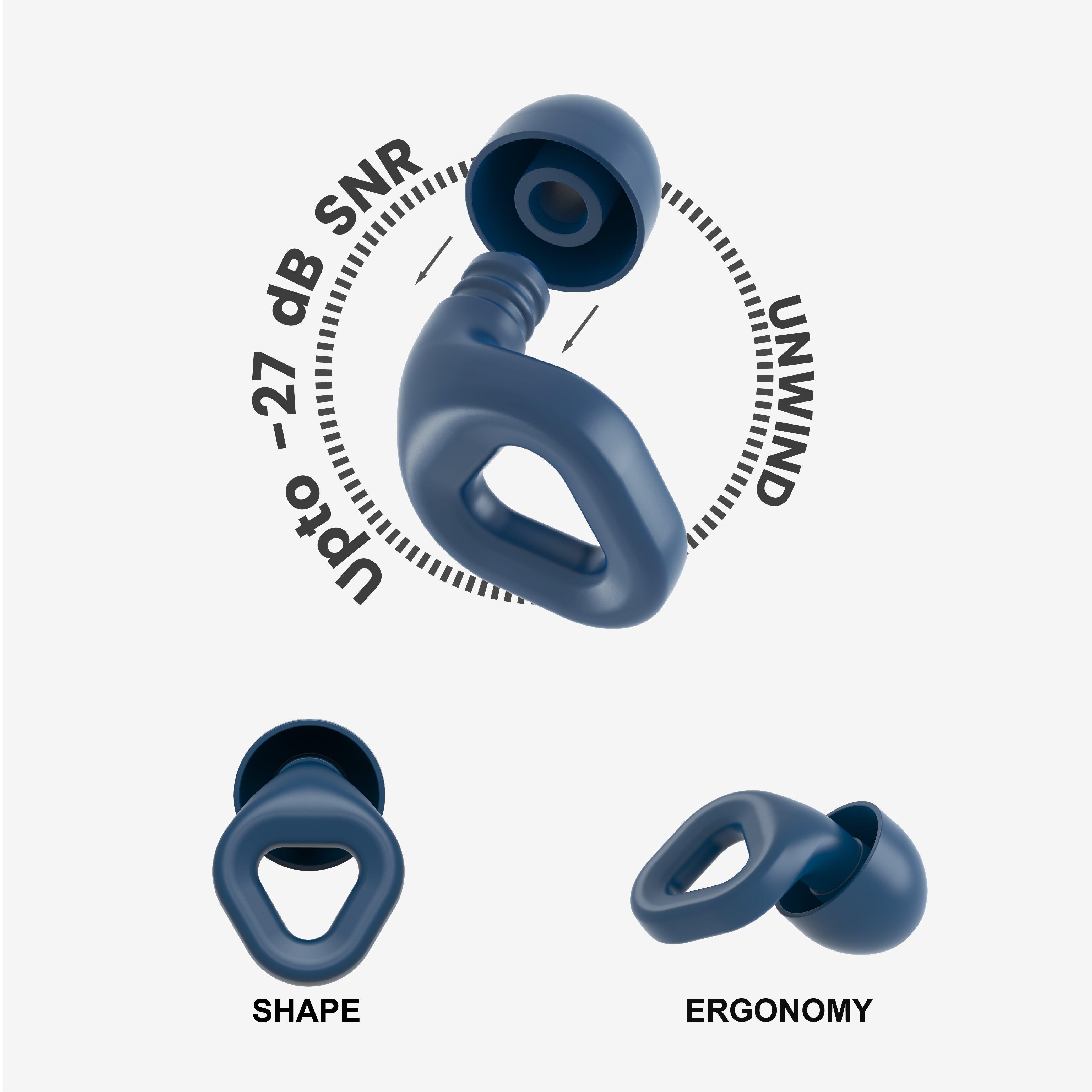 ZENZ - Unwind Earplugs - Lagoon Navy