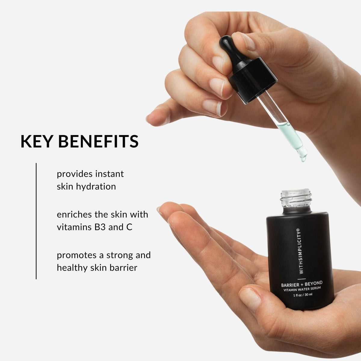withSimplicity Barrier + Beyond Vitamin Water Serum