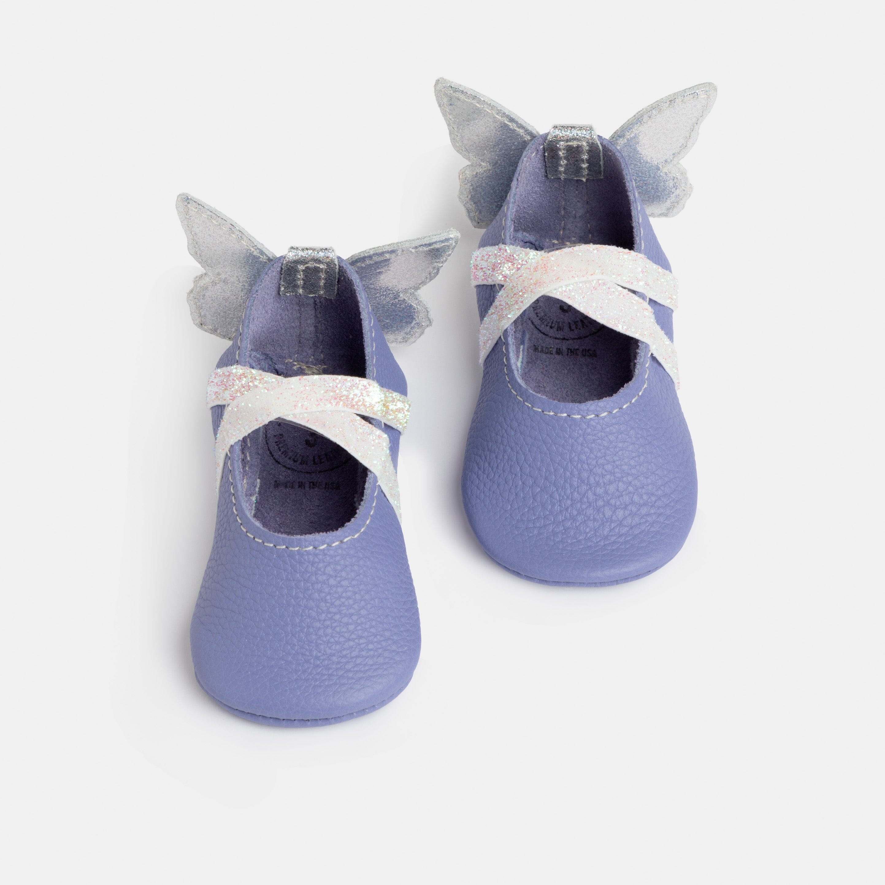Freshly Picked Lilac Flutterby Ballet Slipper Baby Shoe