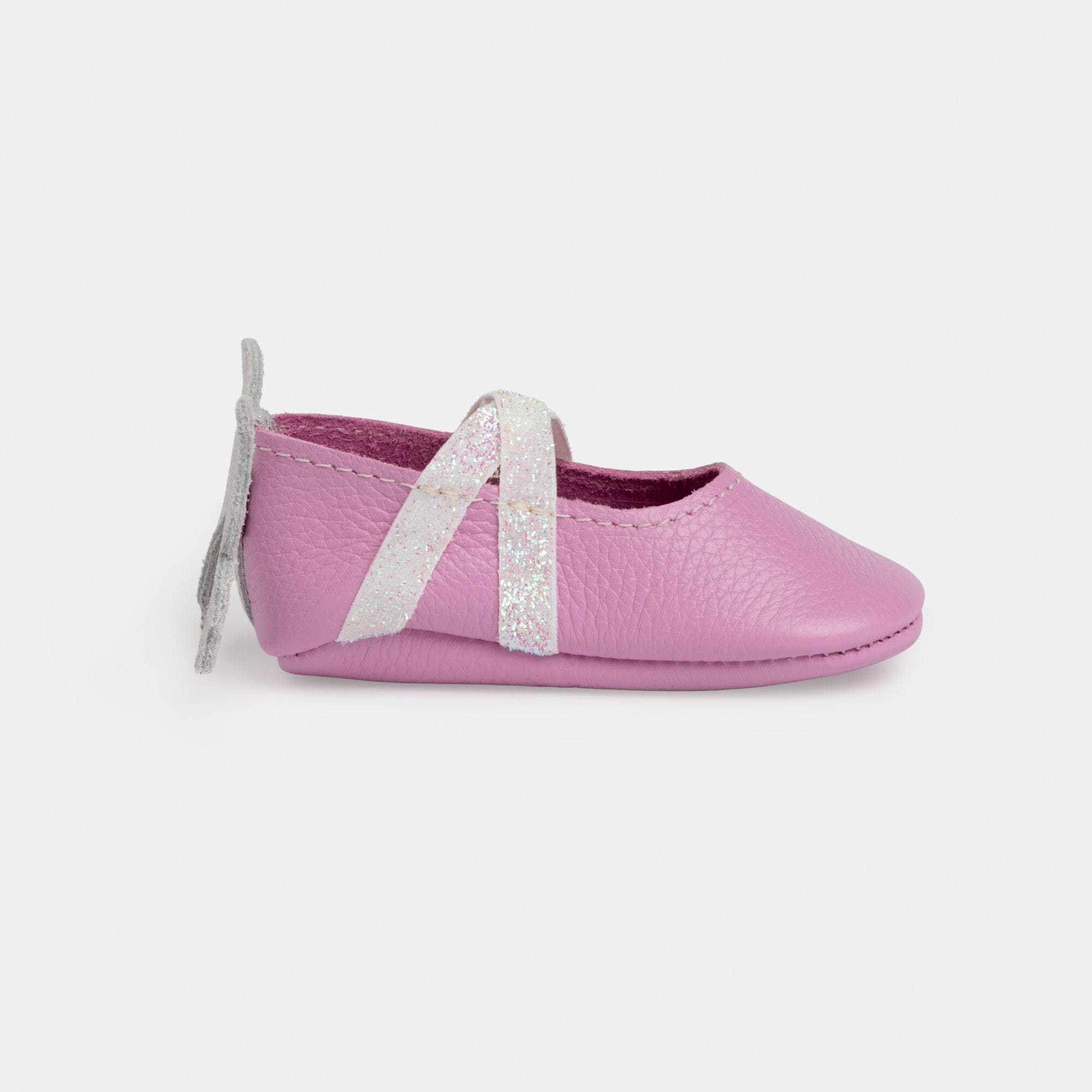 Freshly Picked Orchid Flutterby Ballet Slipper Baby Shoe