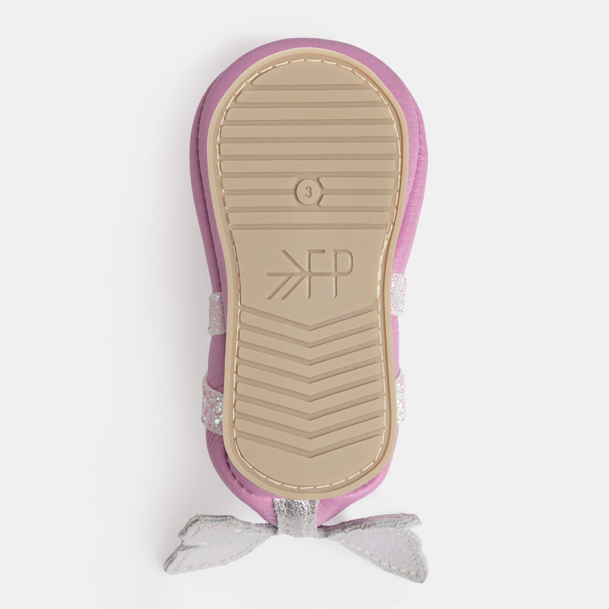 Freshly Picked Orchid Flutterby Ballet Slipper Baby Shoe