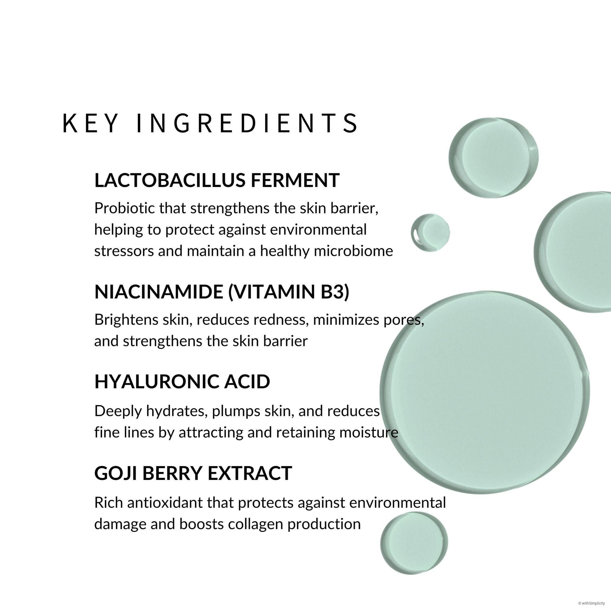 withSimplicity Barrier + Beyond Vitamin Water Serum