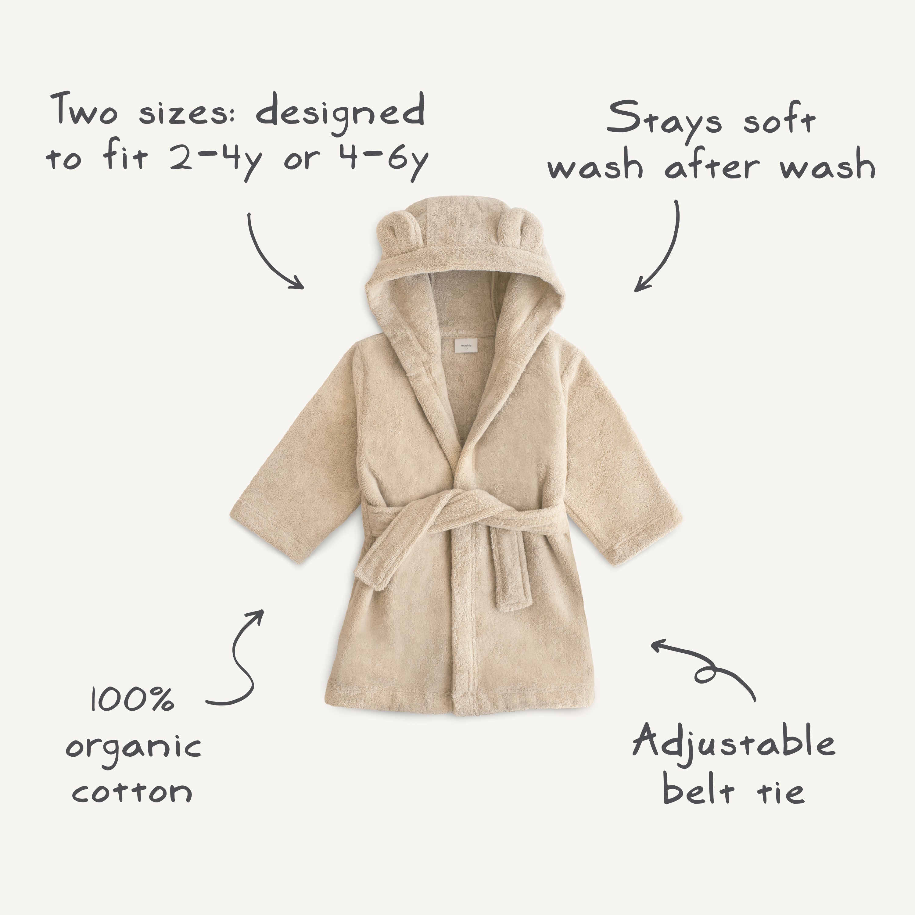 Mushie Bear Robe