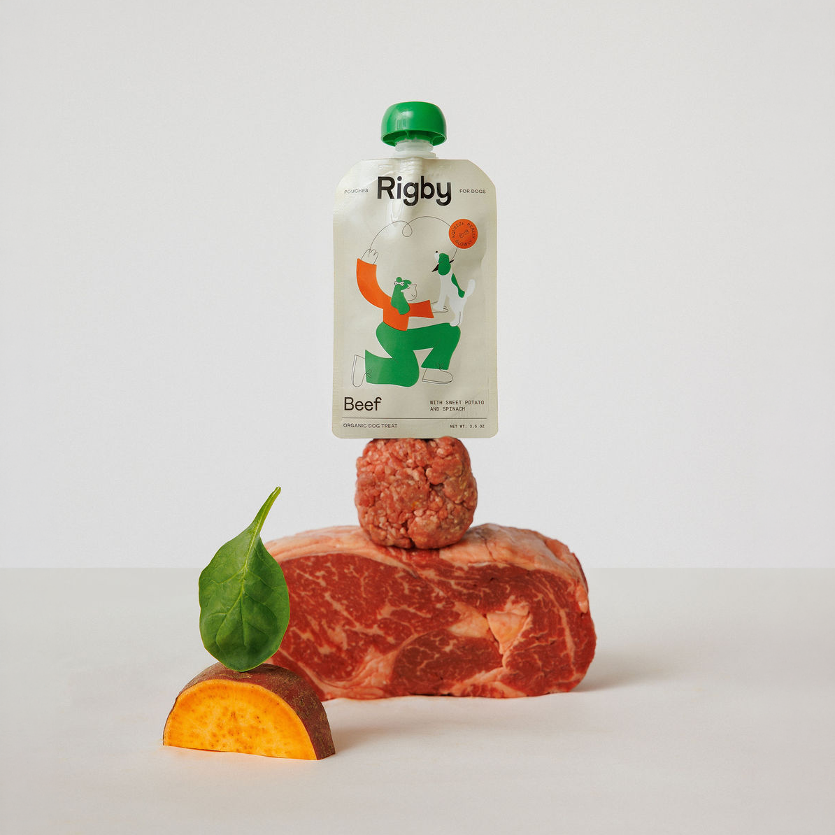 Rigby Organic Beef Pouch - 6 Pack