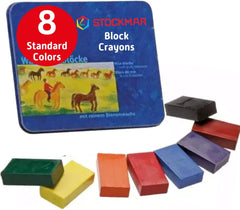 9. Beeswax Block Crayons