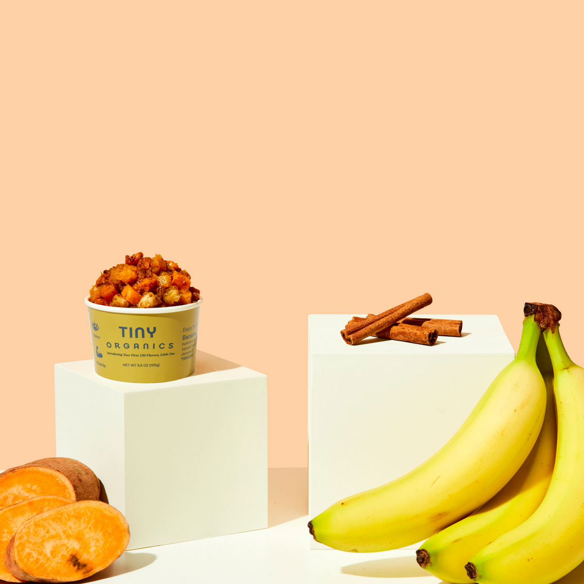 Tiny Organics assorted meals and bundle packaging