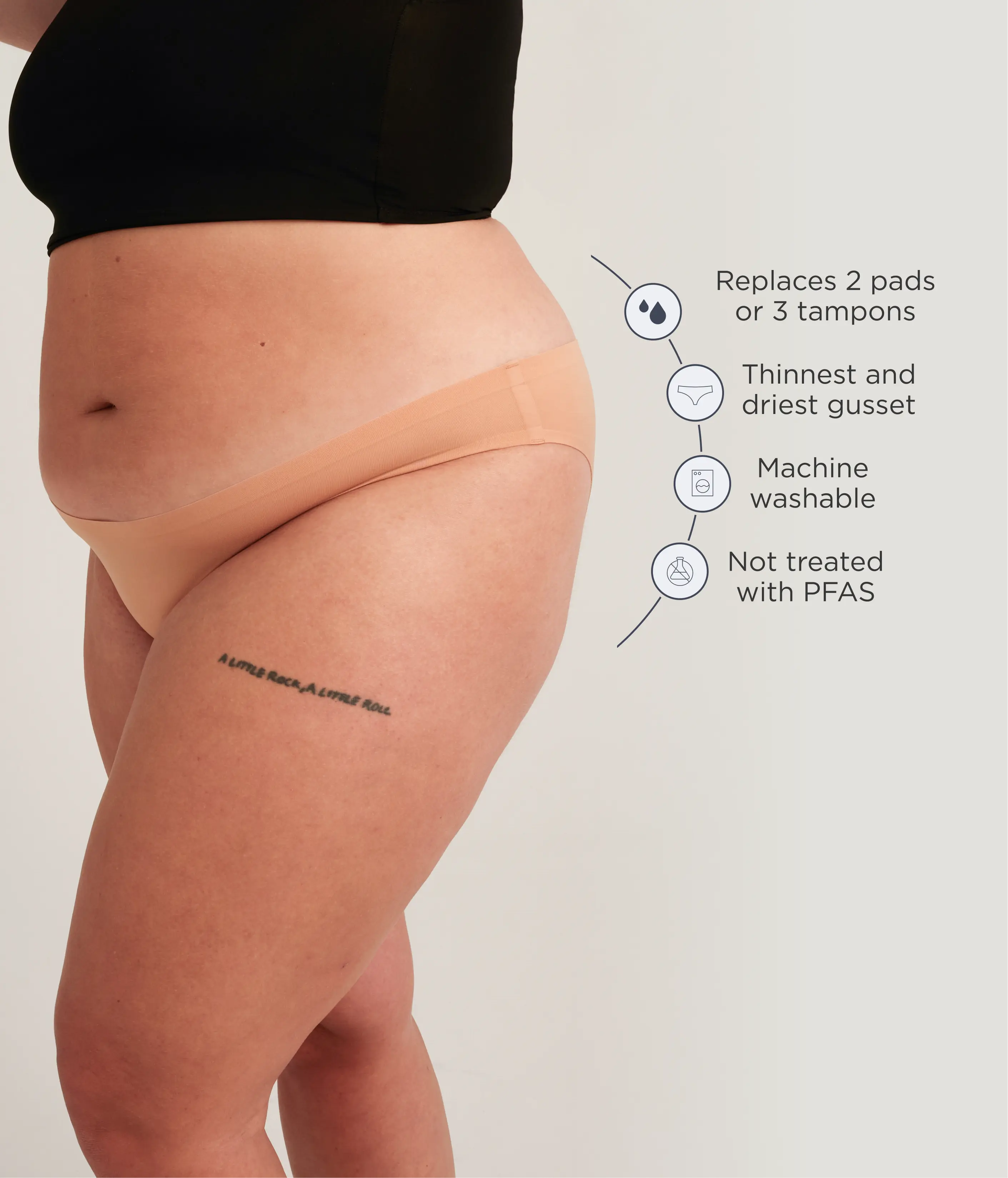 Saalt Leakproof Seamless Bikini