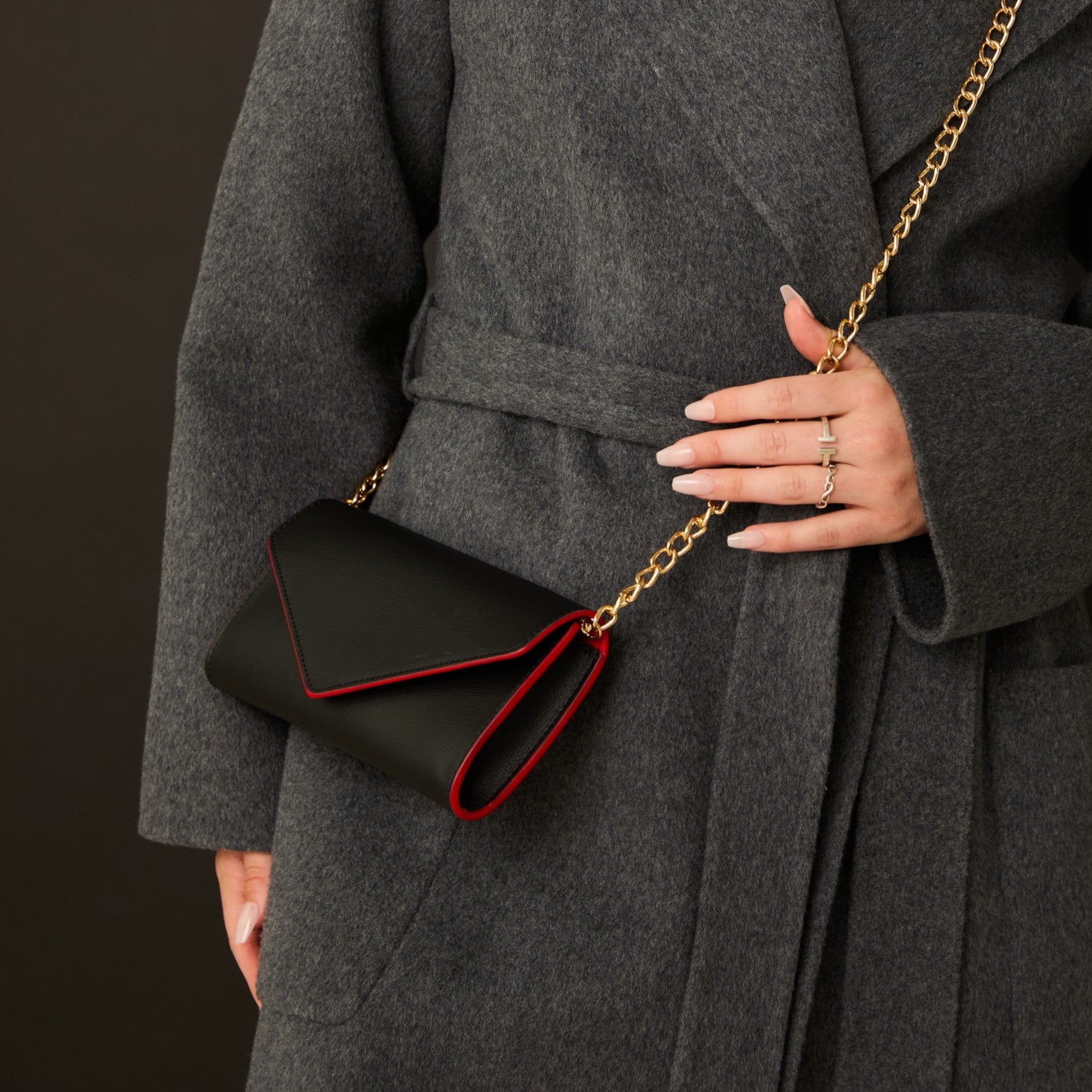 Allégorie Gala Clutch / Wallet-on-Chain (Black)